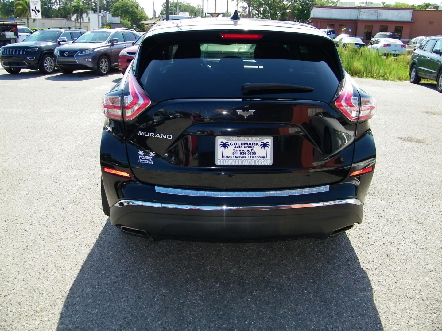 2018 Black /Black Nissan Murano S (5N1AZ2MG0JN) with an 3.5L V6 engine, Automatic CVT transmission, located at 4000 Bee Ridge Road, Sarasota, FL, 34233, (941) 926-0300, 27.298664, -82.489151 - Photo#5